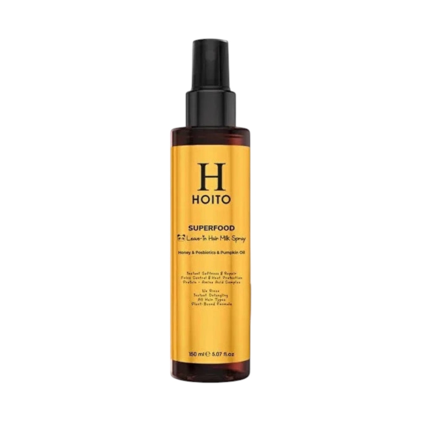 Hoito SuperFood Leave-in Hair Milk Spray – Honing & Pompoenolie 150ml