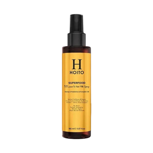 Hoito SuperFood Leave-in Hair Milk Spray – Honing & Pompoenolie 150ml