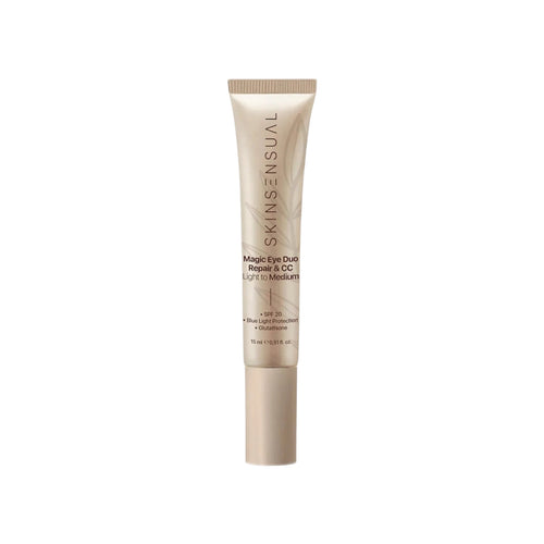 Skin Sensual Magic Eye Duo CC Oogcrème – Hydraterende & Egaliserende Oogverzorging – Met SPF 20 – Light to Medium – 15 ml