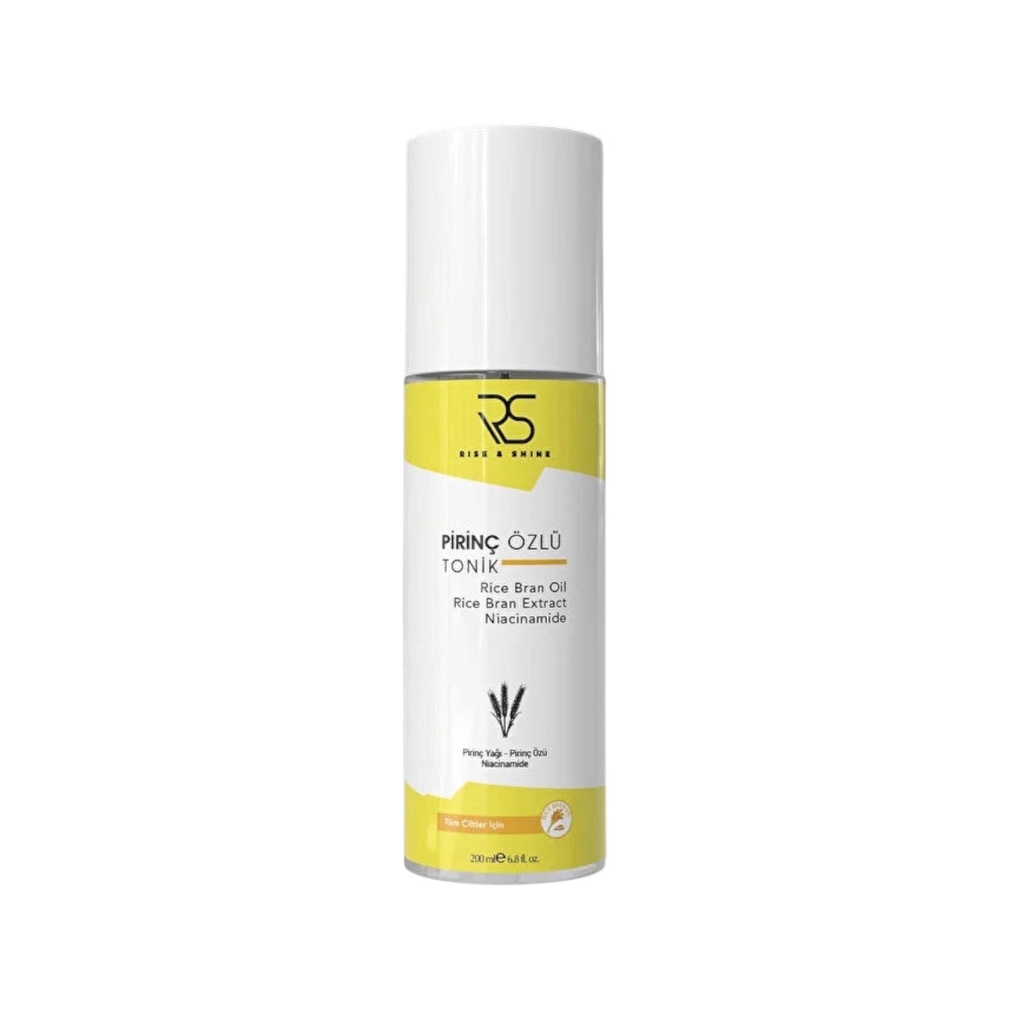Rise & Shine Rice Toner – Hydraterende & Verfrissende Gezichtstoner – Egaliserende Glow & Huidverzorging – 200 ml