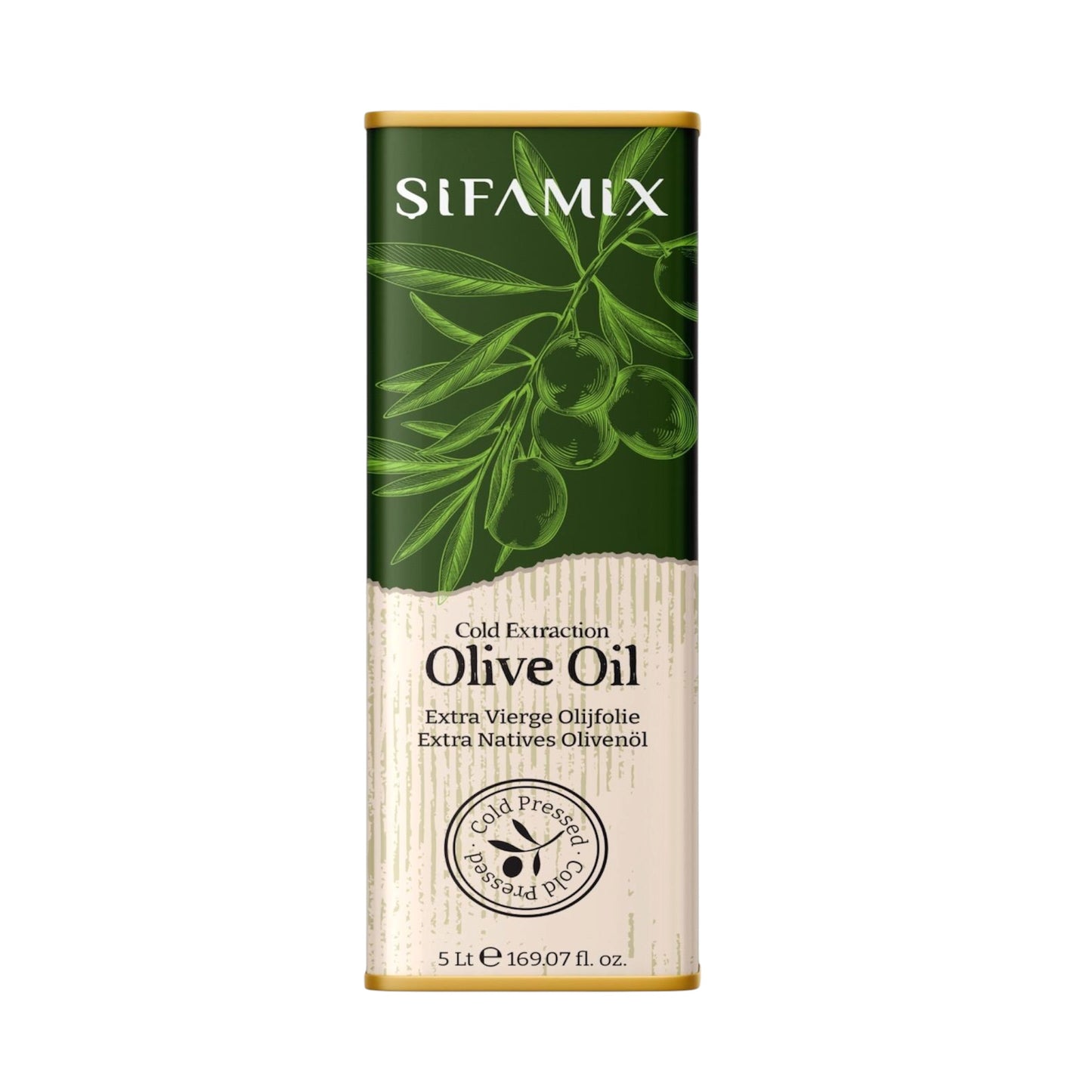 Sifamix Olijfolie extra vierge koudgeperst - 5L blik uit Griekenland