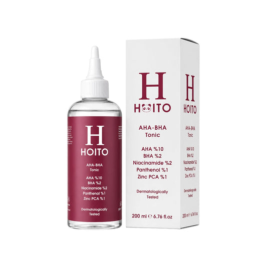 HOITO AHA 10% + BHA 2% Vernieuwende Gezichtstoner 200 ml