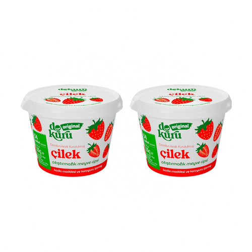 dokuru Gevriesdroogde Aardbei Fruit Chips 2-Pack – 2 x 15 g