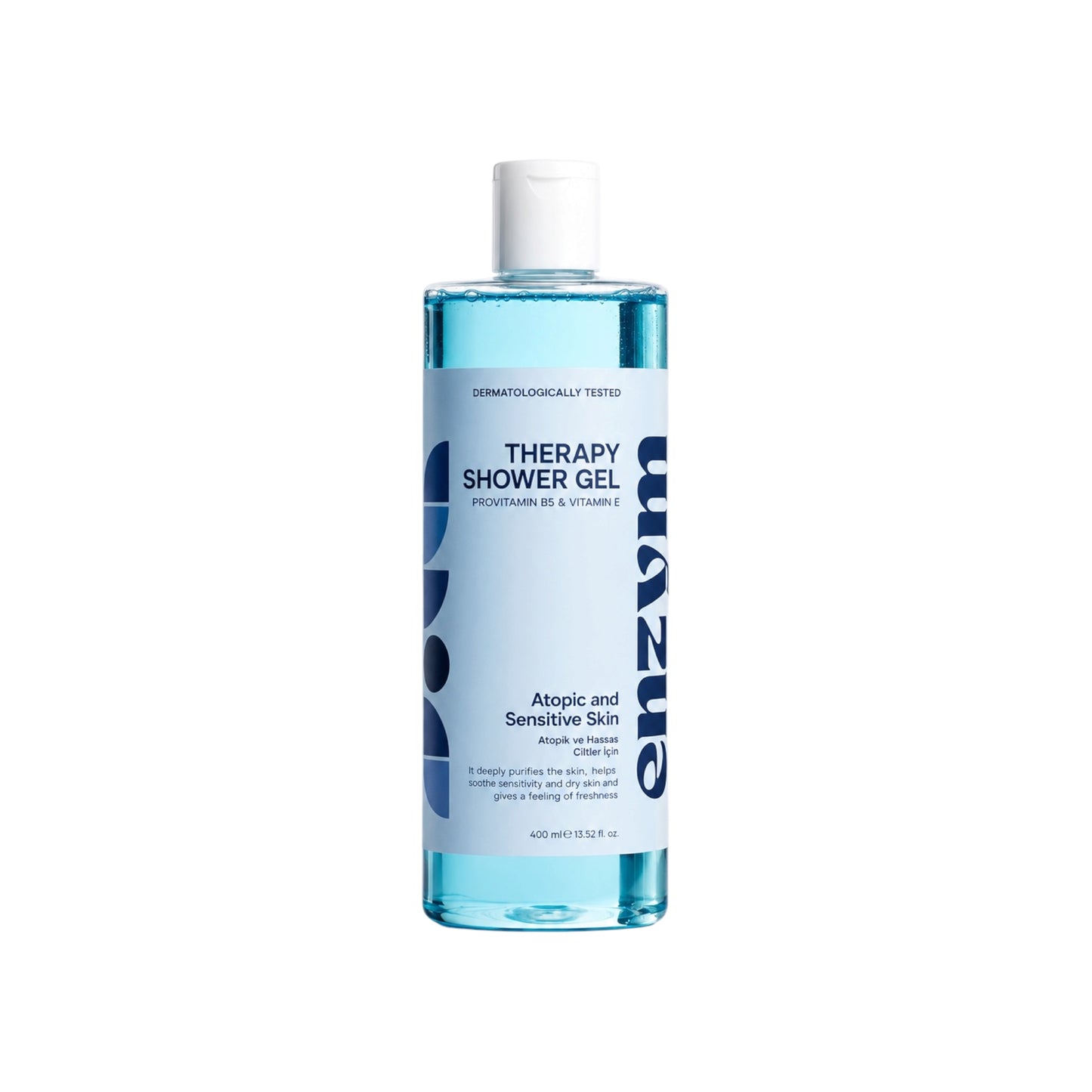 Enzym Therapy Shower Gel Provitamine B5 & Vitamine E 400 ml – Douchegel voor Droge en Gevoelige Huid