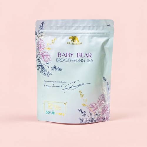 The Green Bear Baby Bear Borstvoedingsthee – Kruidenthee voor Borstvoedende Moeders – 160 g – 50 Porties