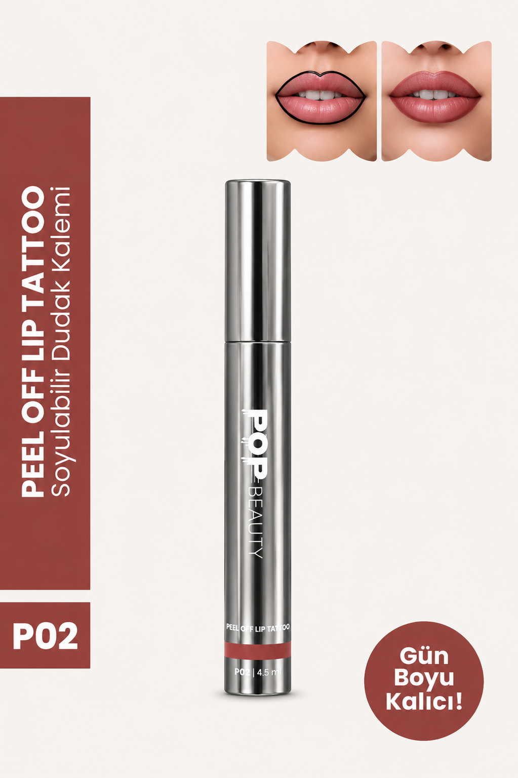 POP Beauty Peel Off Lip Tattoo P02
