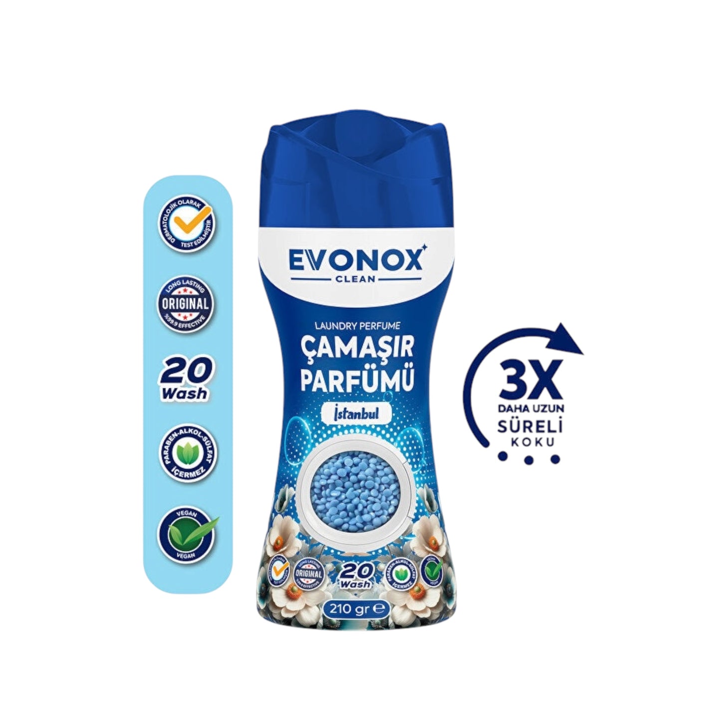 Evonox Clean Çamaşır Parfümü – İstanbul 210 gr