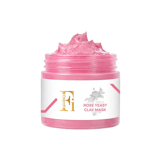 Qremfi Rose Yeast Clay Mask 100 ml – Reinigend & Verzorgend Kleimasker