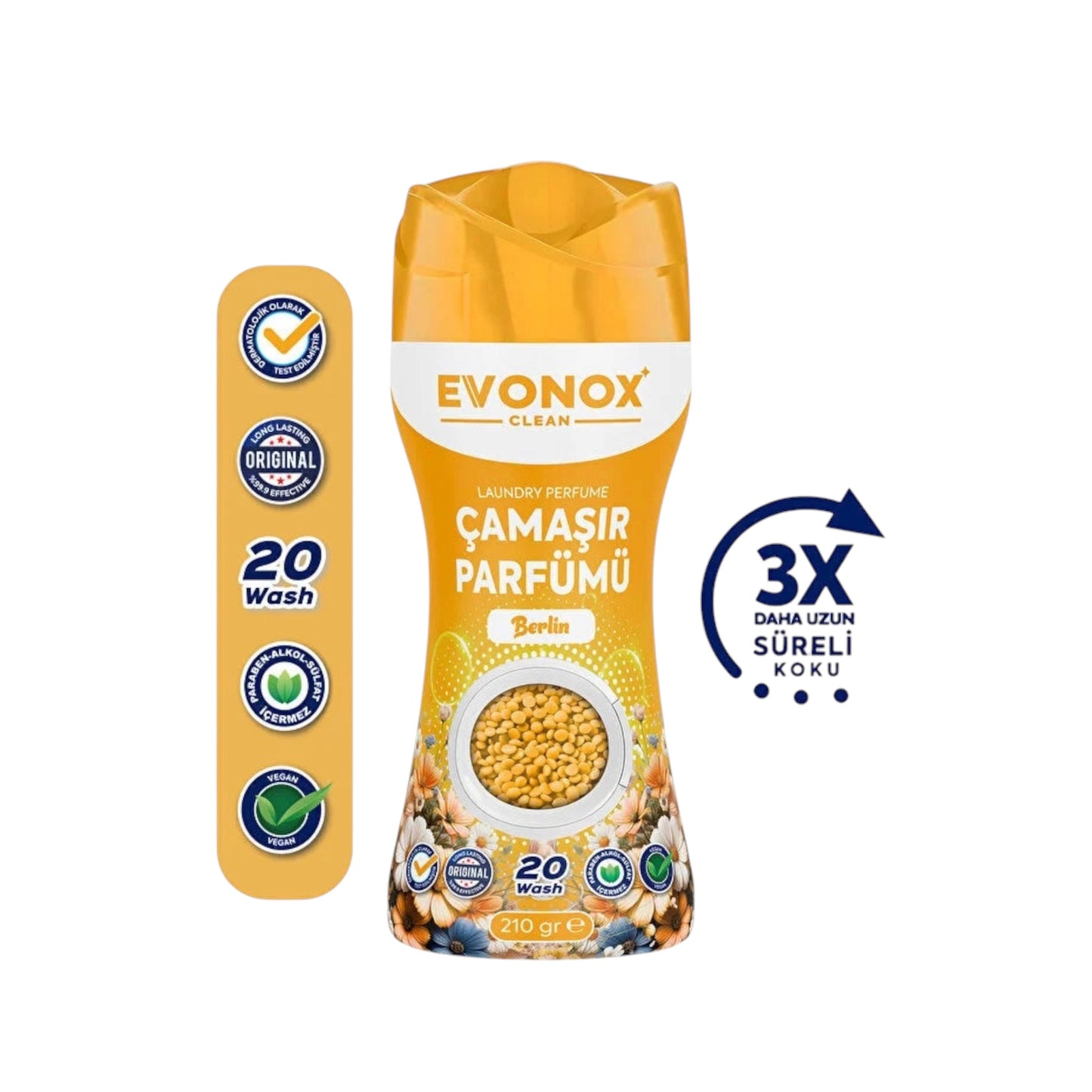 Evonox Clean Çamaşır Parfümü – Berlin 210 gr