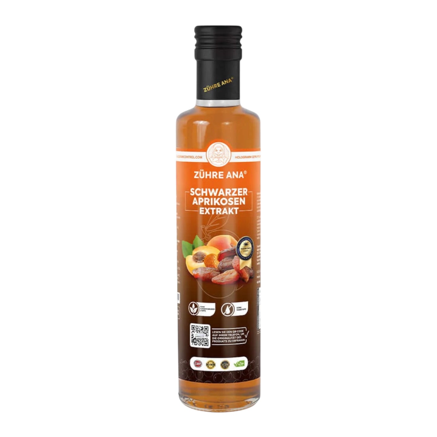 Zühre Ana Zwarte Abrikozenextract 340 g – Geconcentreerd Abrikozenextract – Natuurlijke Abrikozensiroop – Vegan