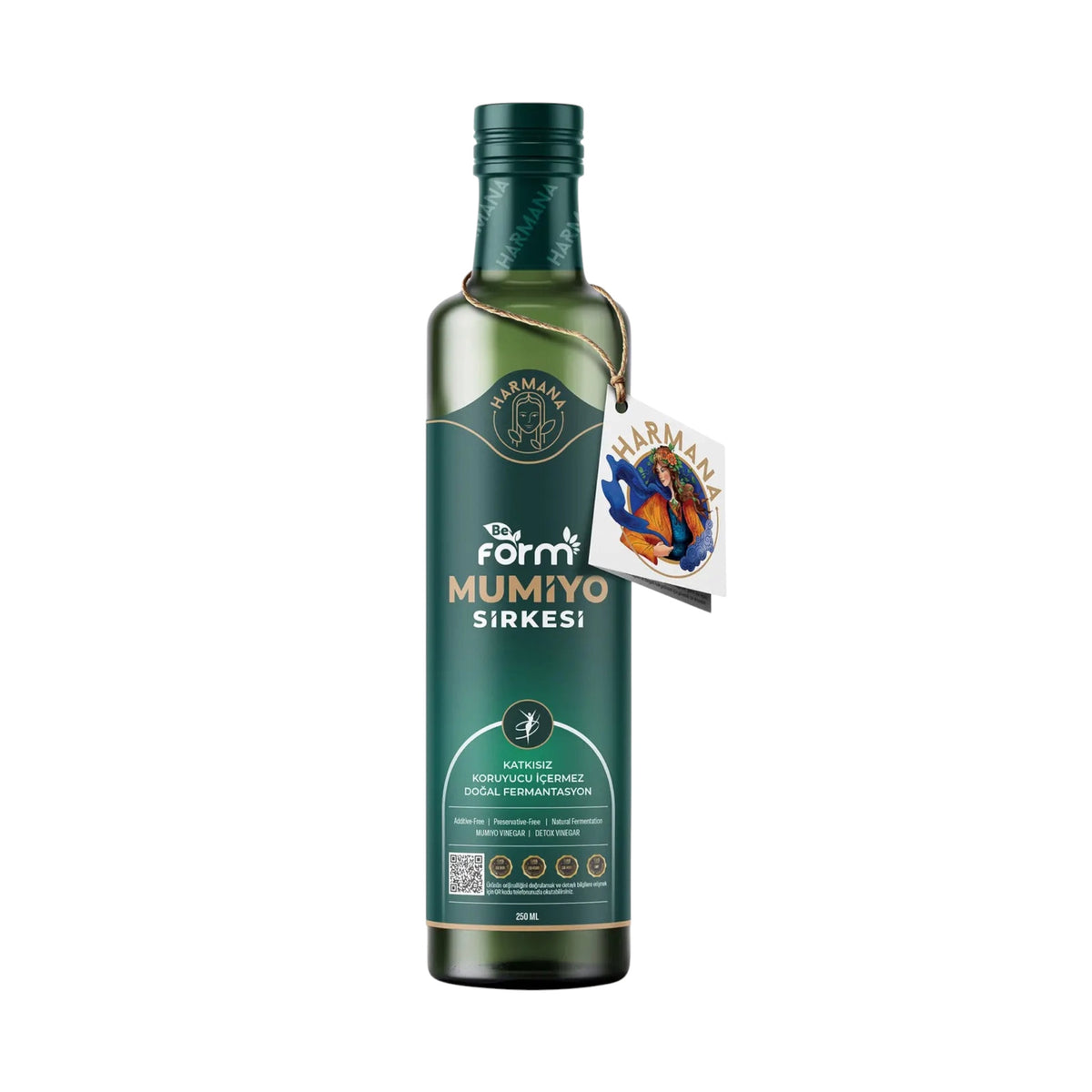 Harmana BeForm Mumiyo Azijn – Gefermenteerde Drinkazijn met Mumiyo & Honing – 250 ml