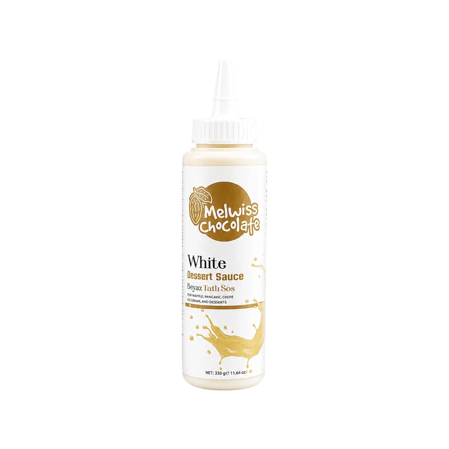 Melwiss Chocolate White Dessertsaus - 330 g