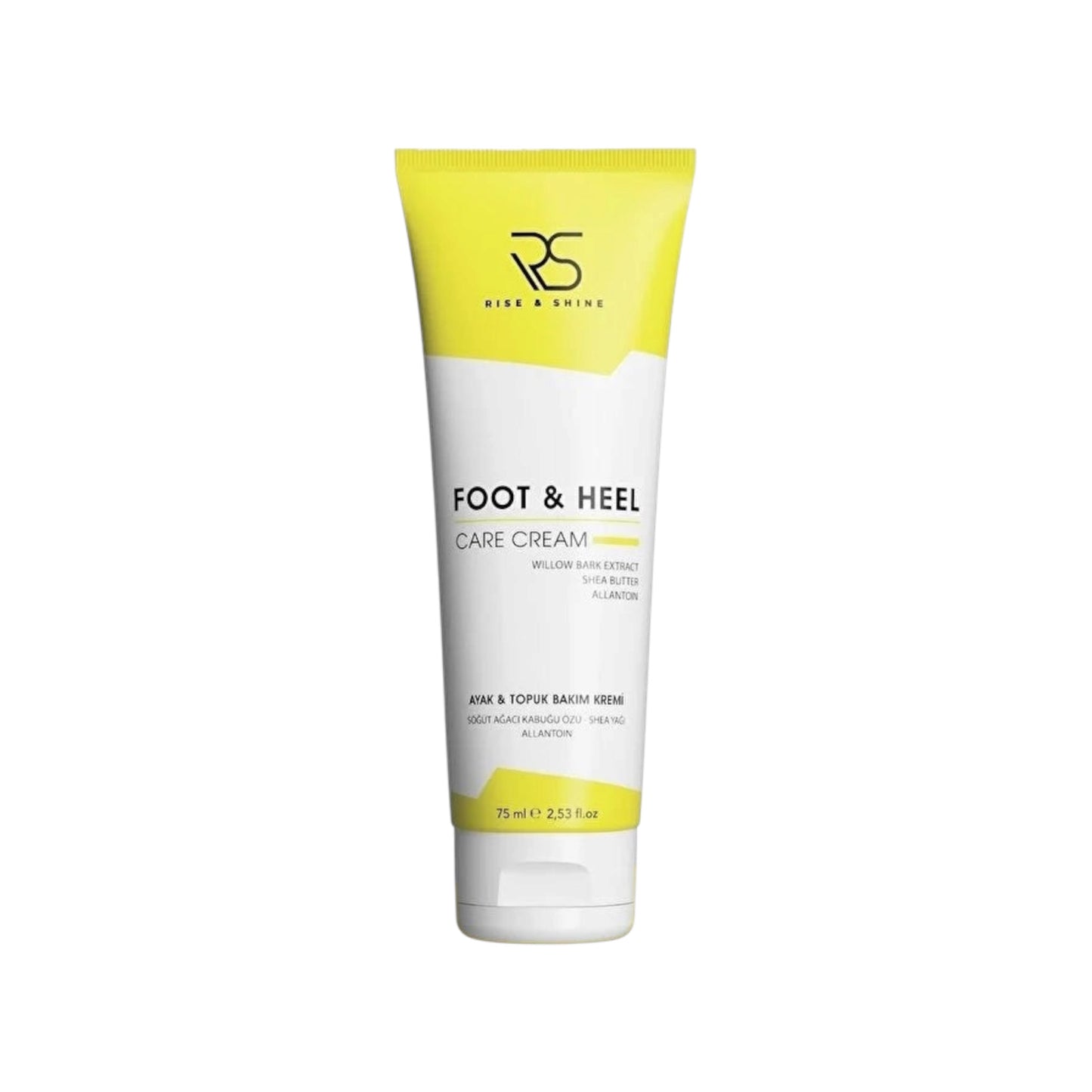 Rise & Shine Foot & Heel Care Cream – Hydraterende Voetcrème voor Droge & Ruwe Hielen – Verzachtend & Verzorgend – 75 ml