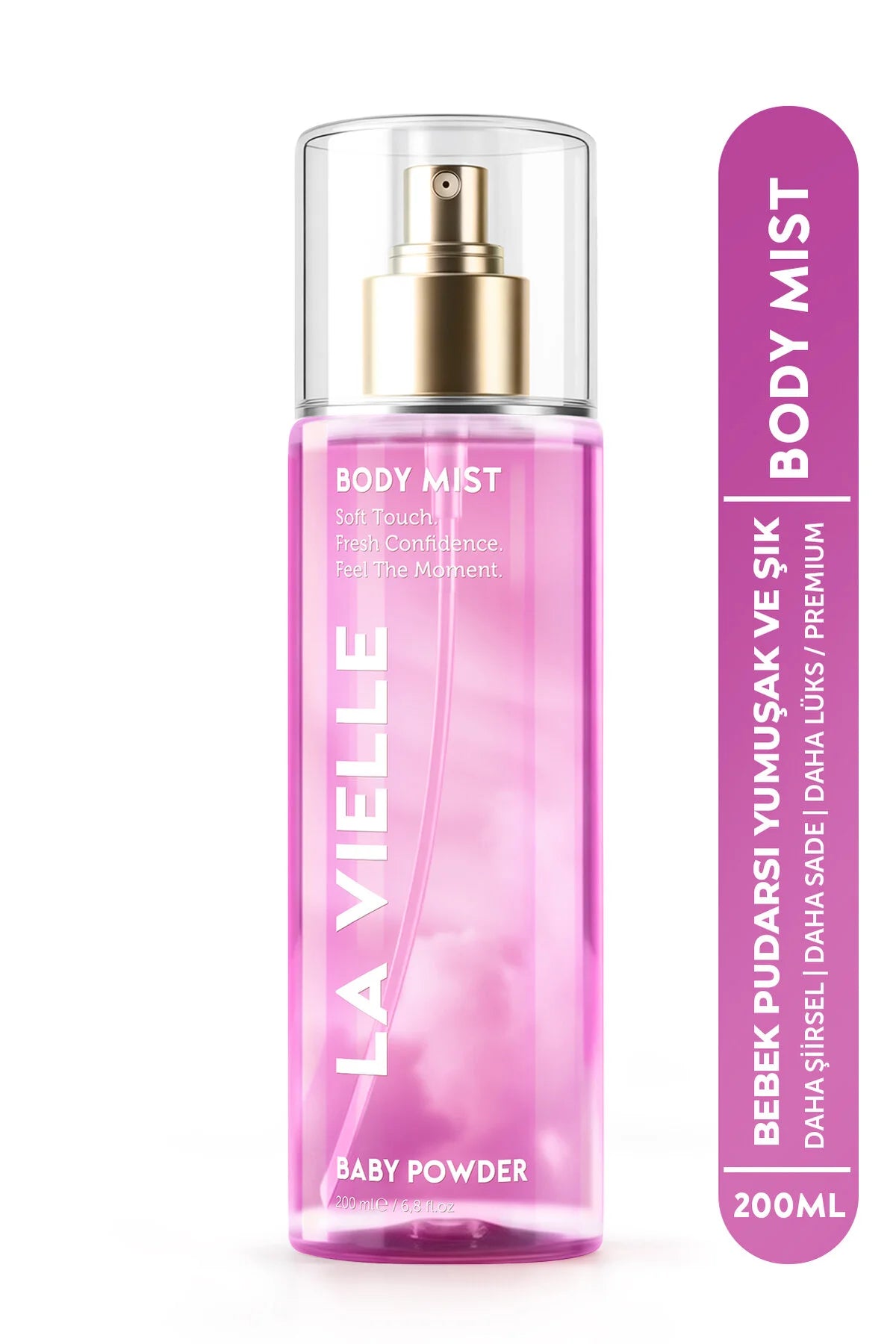 La Vieille - Baby Powder Body Mist 200 ml – Verfrissende Body Spray met Zachte Poedergeur