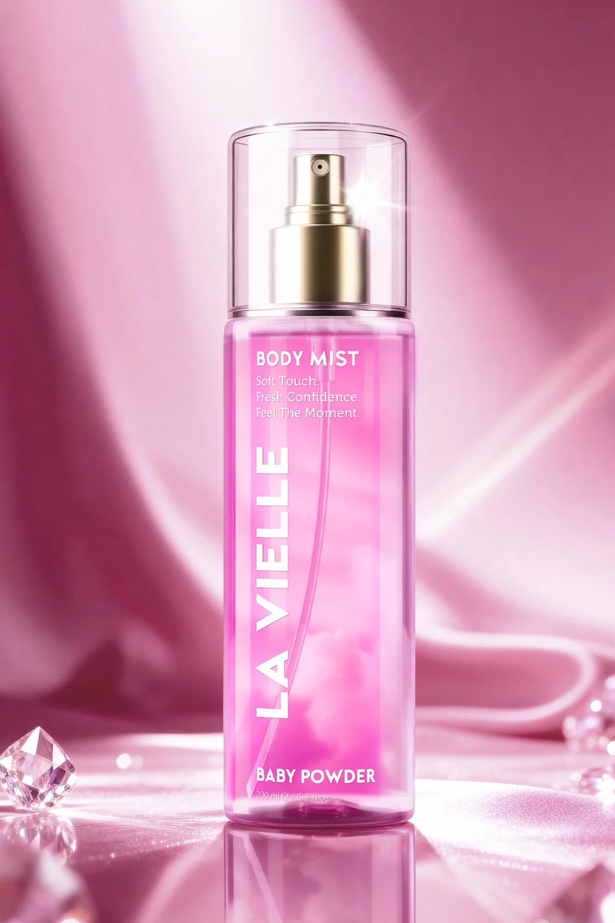 La Vieille - Baby Powder Body Mist 200 ml – Verfrissende Body Spray met Zachte Poedergeur