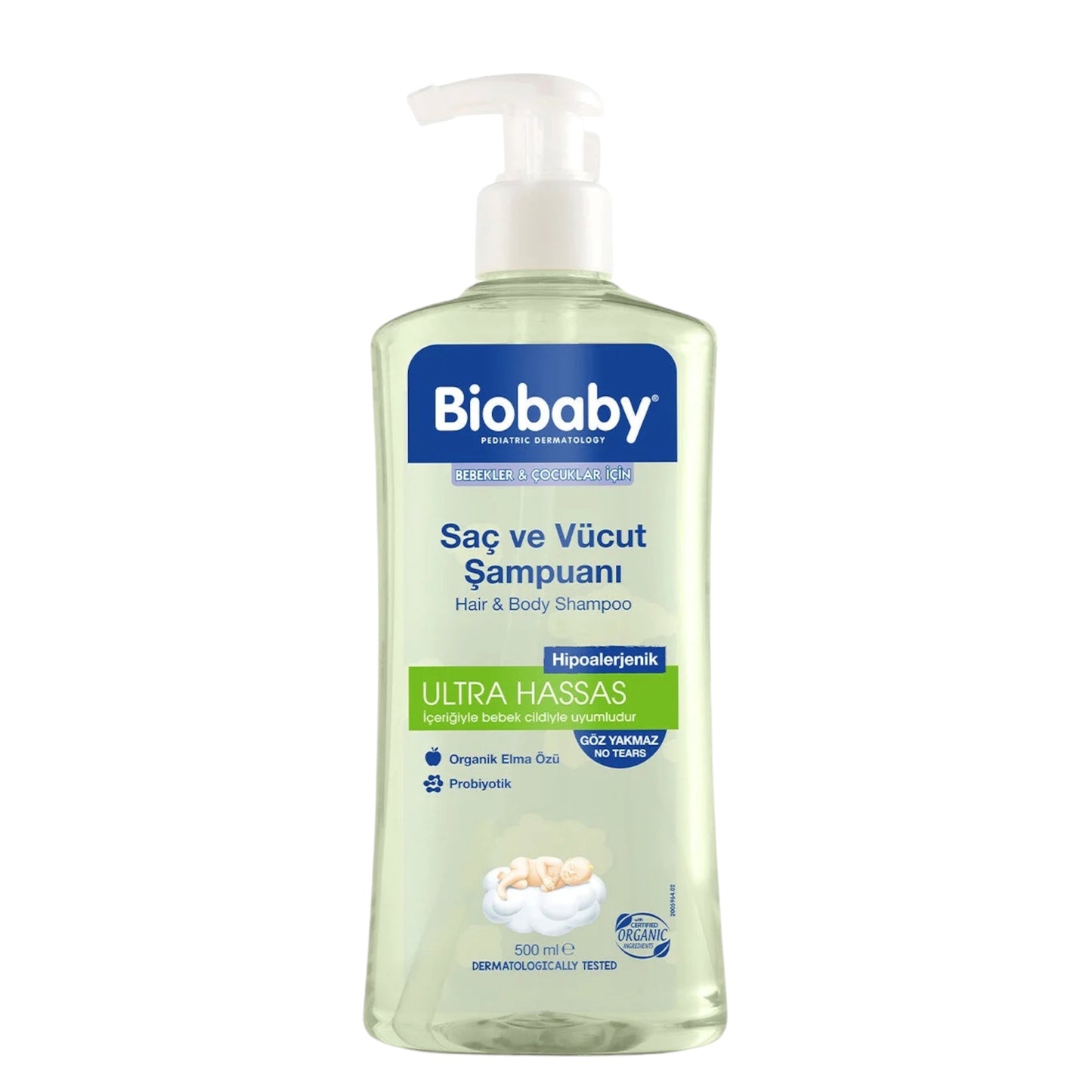 Biobaby - Atocare Shampoo voor Droge en Atopische Huid 300 ml – Hypoallergene Baby Shampoo voor Haar en Lichaam