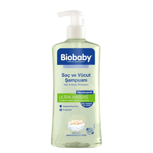Biobaby - Atocare Shampoo voor Droge en Atopische Huid 300 ml – Hypoallergene Baby Shampoo voor Haar en Lichaam