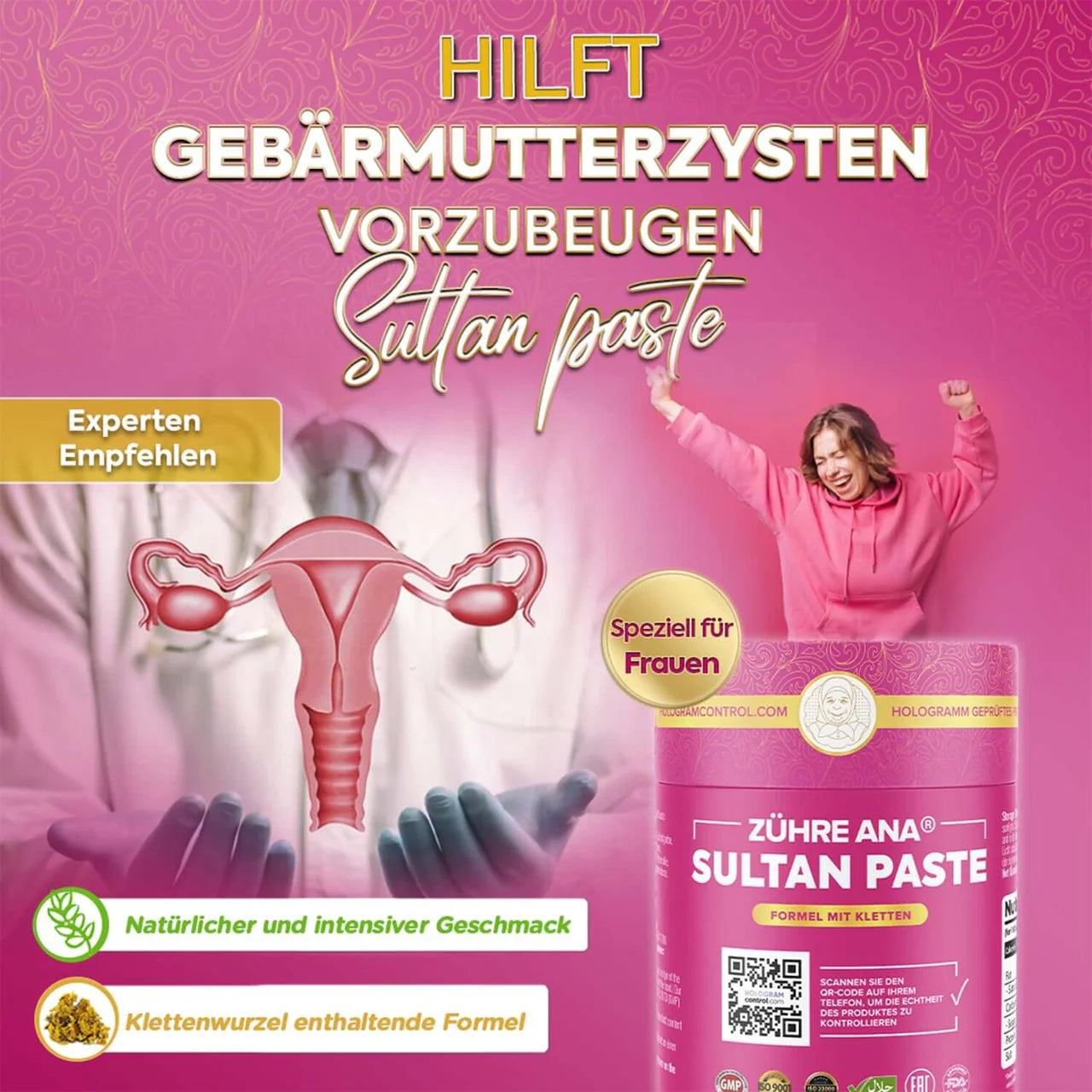 Zühre Ana Sultan Macunu 240 gr - Kruidenpasta met Dulavrat en Monnikspeper