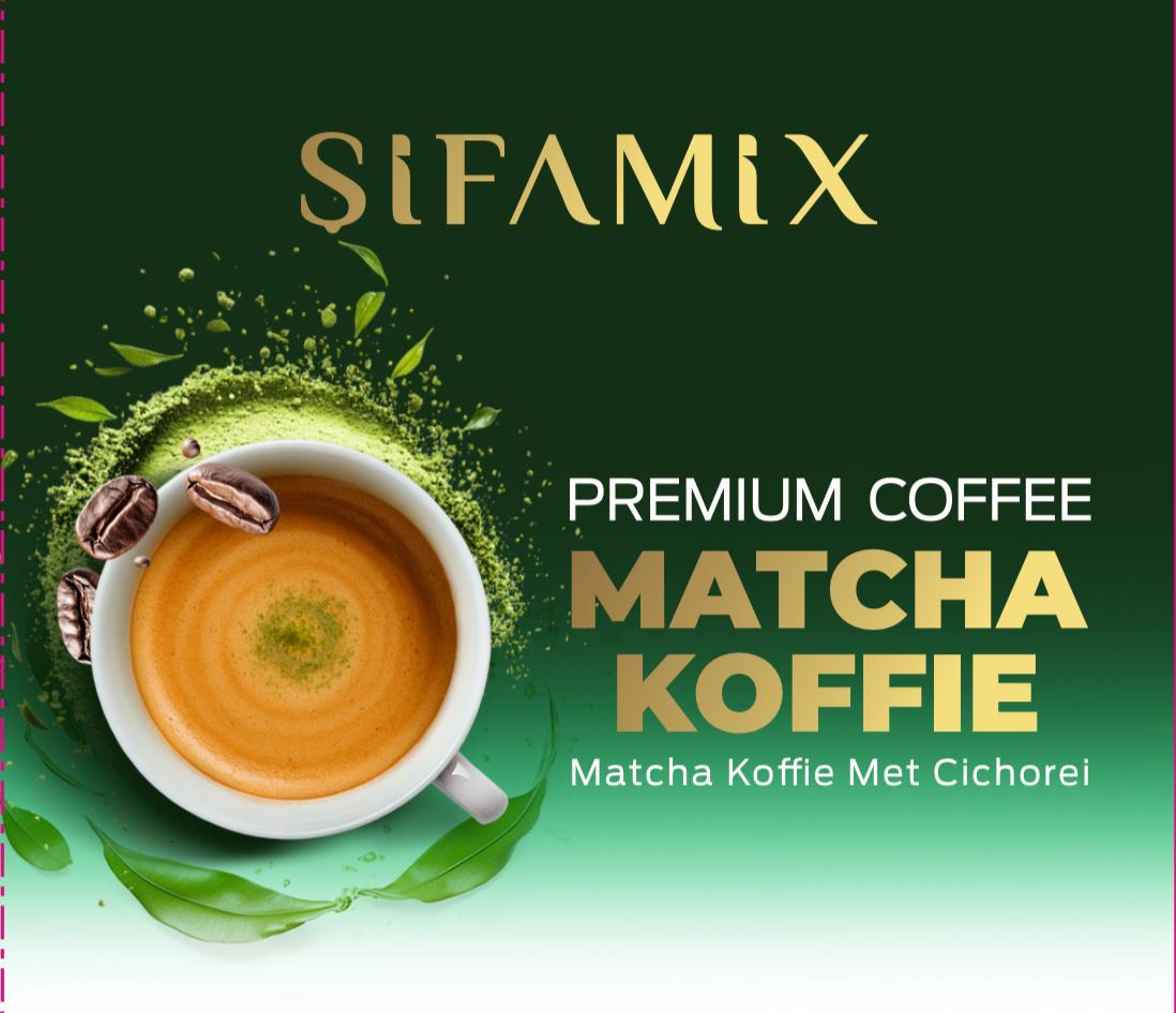 SIFAMIX Premium Coffee Matcha Koffie met Cichorei 100 g