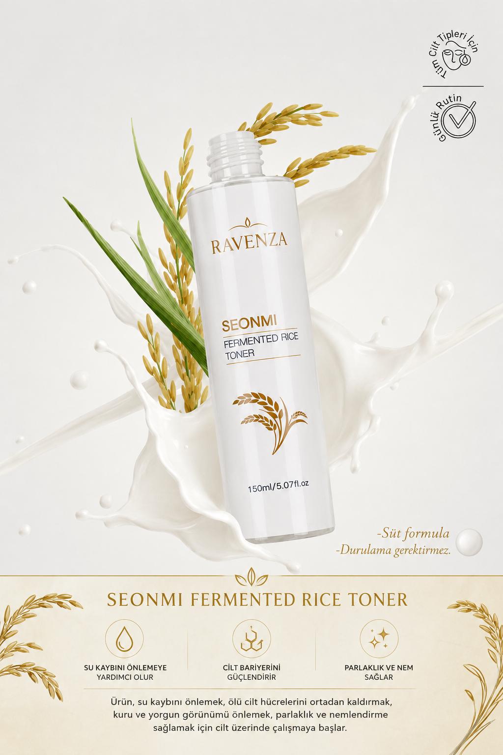 Ravenza Seonmi Fermented Rice Toner - 150 ml
