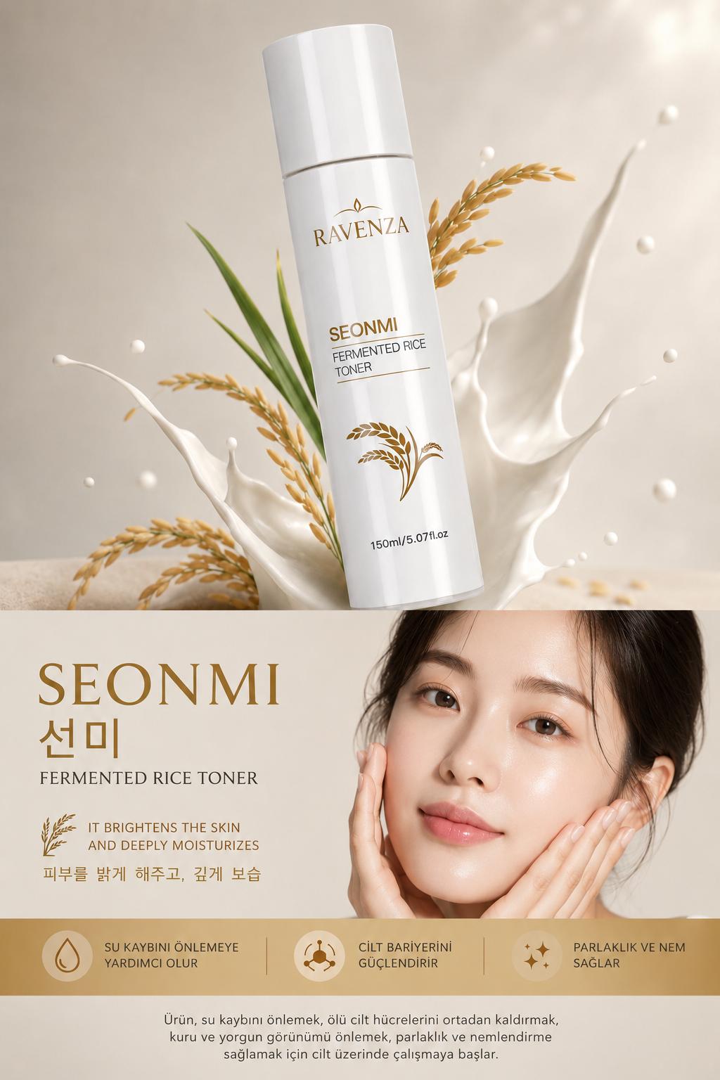 Ravenza Seonmi Fermented Rice Toner - 150 ml