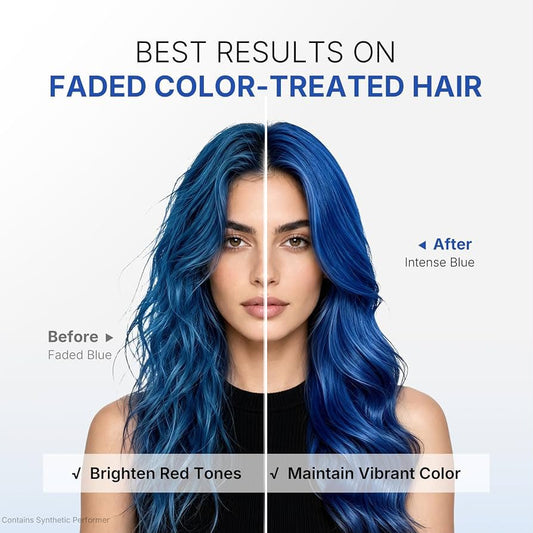Karseell Maca Power Blue Hair Mask – Blauw Kleurmasker voor Gekleurd Haar – 500 ml