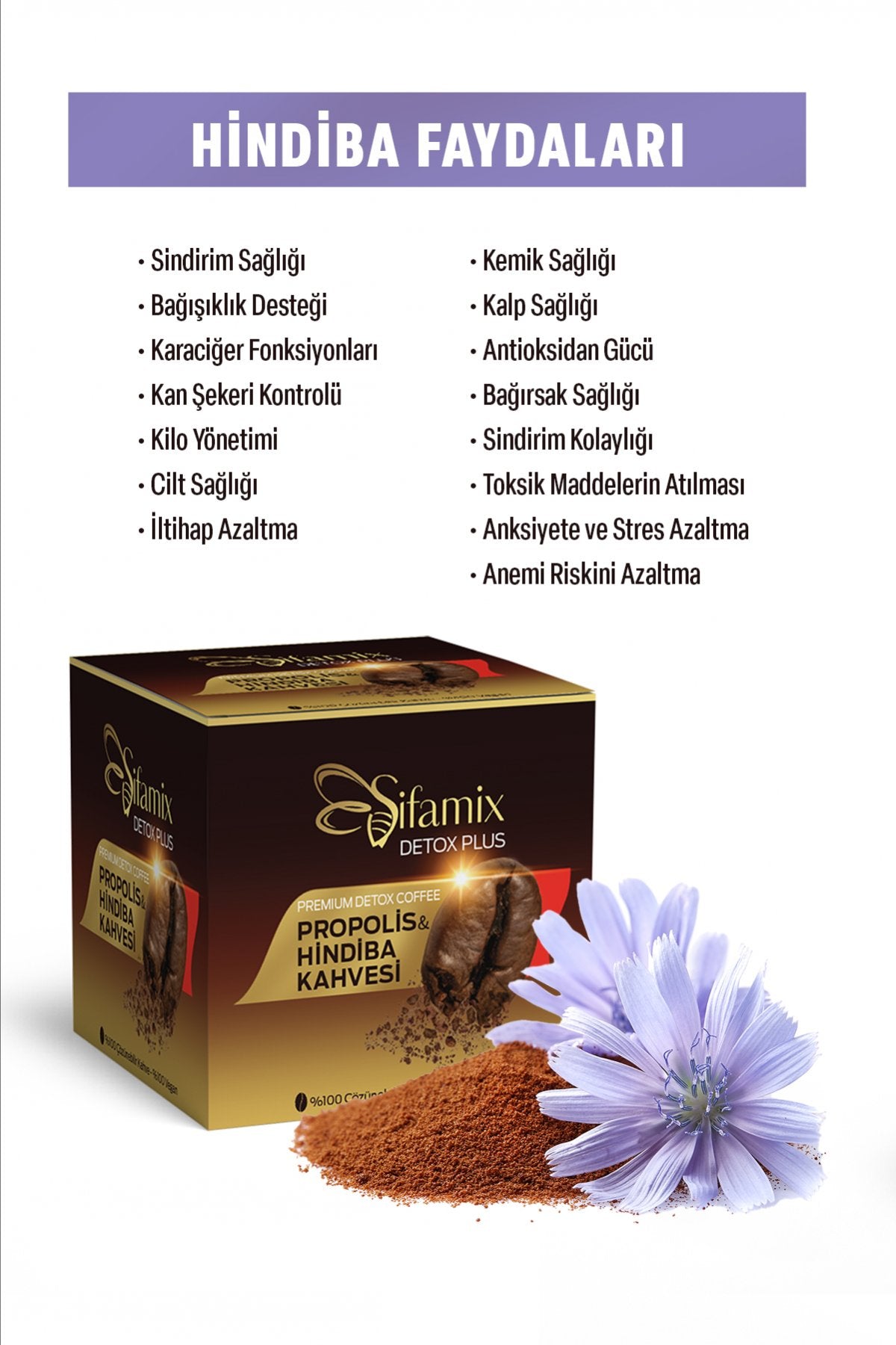 Sifamix Propolis & Hindiba Koffie – Cichoreikoffie met Propolis (100g)