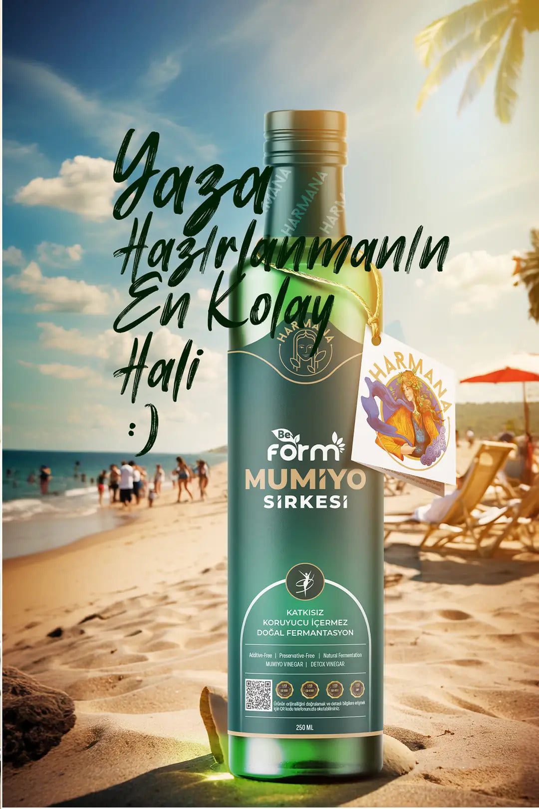 Harmana BeForm Mumiyo Azijn – Gefermenteerde Drinkazijn met Mumiyo & Honing – 250 ml