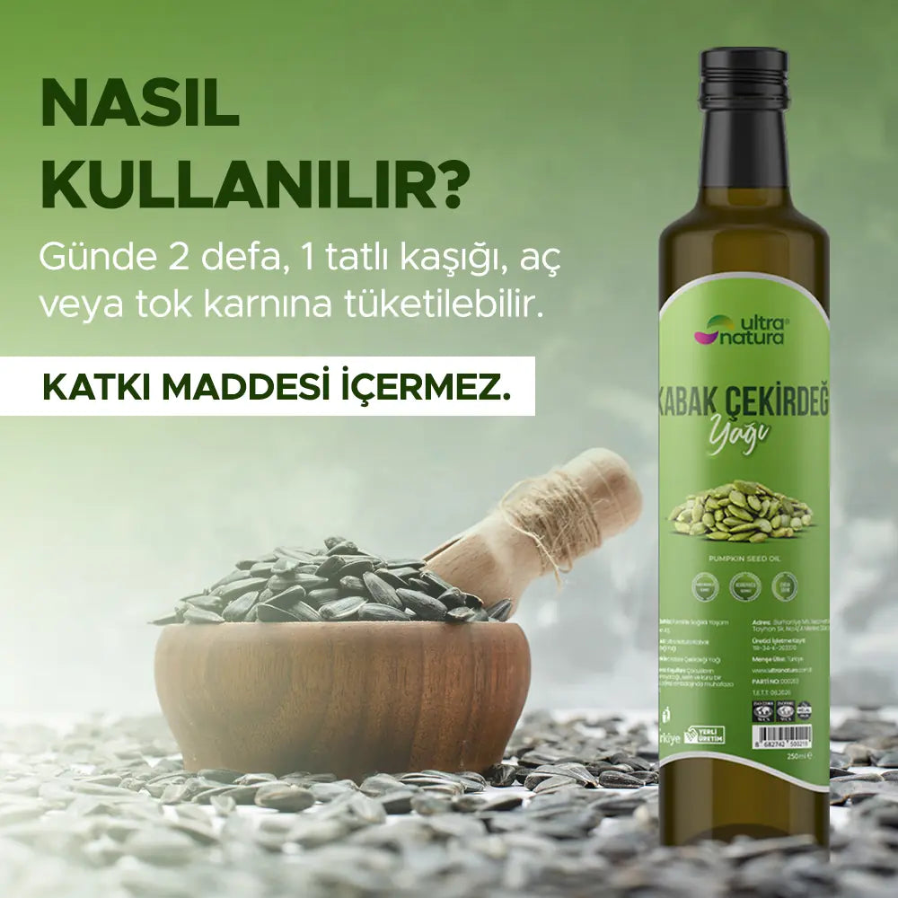 Ultra Natura Pompoenpitolie – Koudgeperste Kabak Çekirdeği Yağı 250 ml